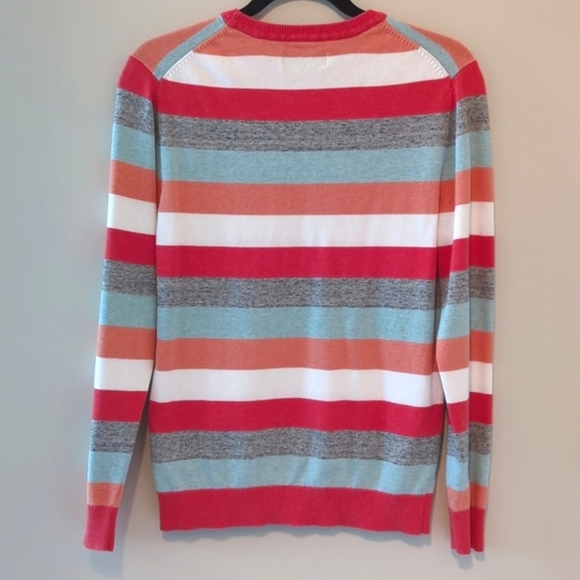 Le 31 crewneck multicolour striped sweater extra small - Picture 2 of 7